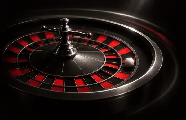 Tavolo di roulette con croupier dal vivo